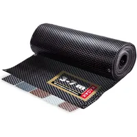 Kadax Balkonverkleidung 90 x 700 cm Dunkelbraun Rattan