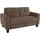 sit&more 2-Sitzer SIT & MORE "Varese", braun (schoko), B:174cm H:91cm T:90cm, Luxus-Microfaser ALTARA NUBUCK (100% Polyester);Luxus-Microfaser (100% Polyester), Sofas, inklusive Federkern