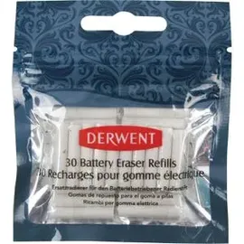 Derwent Ersatzradierer für batteriebetriebenen Radierstift 30 St.