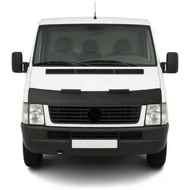 Omac Haubenbra Steinschlagschutz Bonnet Bra kompatibel mit VW Volt/LT 1998-2006 Schwarz Halb