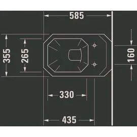 Duravit 1930 575 mm (0182090000)