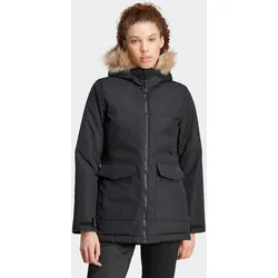 Outdoorjacke ADIDAS SPORTSWEAR "W PAVERIC PAR", Damen, Gr. M, schwarz, Obermaterial: 100% Polyamid, sportlich, Jacken