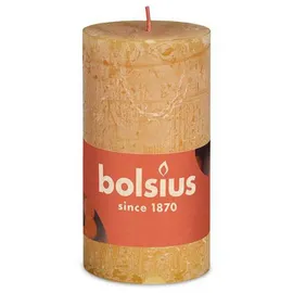 Bolsius  Rustik Stumpenkerze 10 x 5 cm honigwabengelb