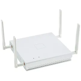 Lancom Systems LANCOM LX-6402 (EU) WiFi-6 Access Point mit bis zu 2400 MBit/s, 4 flexible Rundstrahl-Antennen, PoE (IEEE 802.3at), Dual Concurrent WLAN (2,4 & 5 GHz) 4x4 MU-MIMO, 2,5 Gigabit Ethernet-PoE-Port, Weiß