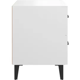 vidaXL Nachttisch Weiß 40x35x47,5 cm