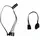 Alphacool Digital RGB LED Y-Kabel 3-fach mit JST Stecker - schwarz, 60cm