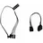 Alphacool Digital RGB LED Y-Kabel 3-fach Kabel schwarz