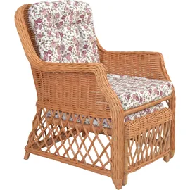 Home Affaire Rattanstuhl Handarbeit 67 x 91 x 75 cm Braun
