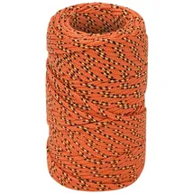 vidaXL Bootsseil 2 mm 100 m Polypropylen Orange