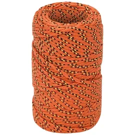 vidaXL Bootsseil 2 mm 100 m Polypropylen Orange