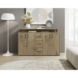 HBZ Drivno Sideboard 139 x 90 x 34 cm Braun