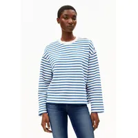 ARMEDANGELS Frankaa Maarlen Sweatshirt Streifen Blau S