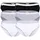 Lacoste Slip 6 St. Schwarz/Mehrfarbig XS