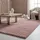 KADIMA DESIGN Teppich Hochflor SPREE in Rosa, einfarbig, 300 x 400 cm