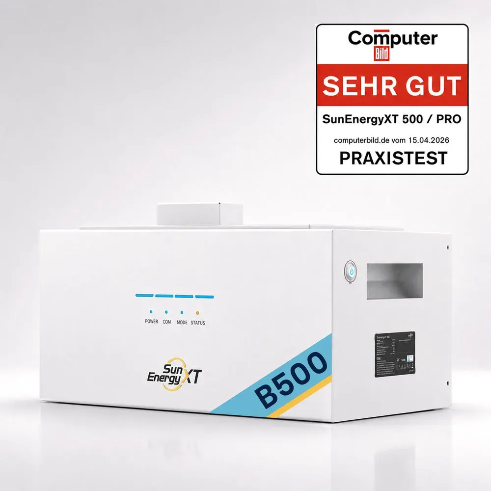 SunEnergyXT B500 Erweiterungsspeicher 5kWh für SunEnergyXT 500 / 500 PRO - 2xB500 Erweiterungsakku (10.04 kWh)