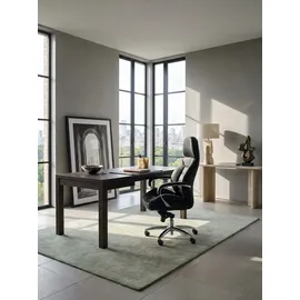 KADIMA DESIGN Chefsessel Echtleder Schwarz