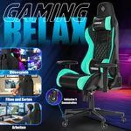 Kesser Gamingstuhl Ergonomisch Grün/Schwarz PC