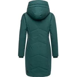 Ragwear Wintermantel "Gordon Long", Damen, Gr. M (38), grün (dunkelgrün), Obermaterial: 74% Baumwolle, 26% Nylon. Innenfutter: 100% Polyester. Wattierung: 100% Polyester, tailliert ca.