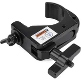 Riggatec Smart Hook Slim Clamp Mini Schwarz bis 75kg (32-35mm)
