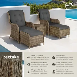 Tectake Benissa Set 5-tlg. Beige