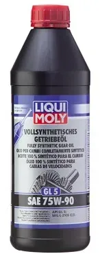 Liqui Moly 1 L Vollsynthetisches Getriebeöl (GL5) SAE 75W-90 [Hersteller-Nr. 1414]