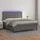 vidaXL Boxspringbett 180 x 200 cm Grau