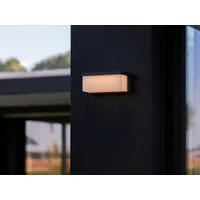 Lutec Lutec, Solar Hybrid LED Wall Light Zelna 3000k