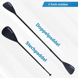 24move Doppelpaddel 230 cm schwarz