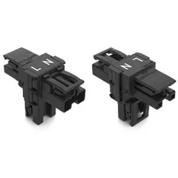 Wago 770-1615 T-Verteiler, 2-polig, Kod. A, schwarz 7701615 - 50 Stück