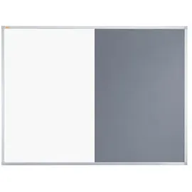 Franken Kombitafel 90 x 60 cm grau/weiß