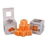 SCENTED CUBES Duftwachs Duftwürfel Raumduft AromaSchmelzwachs viele verschiedene Sorten (Pfirsich - Peach)