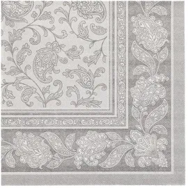 Papstar Servietten "ROYAL Collection" 1/4-Falz 40 cm x 40 cm grau