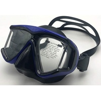 Tauchmaske mit Dioptrien Dioptrin, OWN4B Harzlinsen Schnorchelmaske Taucherbrille Korrektur, Tauchmasken Tauchermaske für Erwachsene und Kinder mit Kurzsichtigkeit Kurzsichtig (Blau, -8.5)