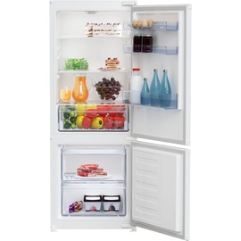 Beko BCSA240K4SN b100 Integrierbare Kühl-/Gefrierkombination, 214 l Nutzinhalt, 156 l Kühlen, 58 l Gefrieren, 145er Nische, Schlepptürtechnik, 37 dB, Einbau-Gerät, Weiß