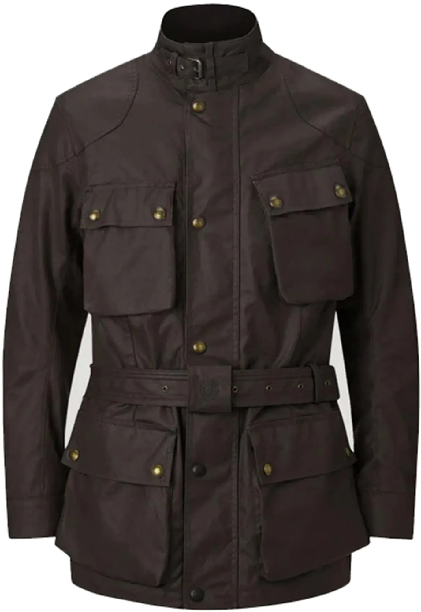 Belstaff Trialmaster Motorfiets Wax Jas, bruin, XS Voorman