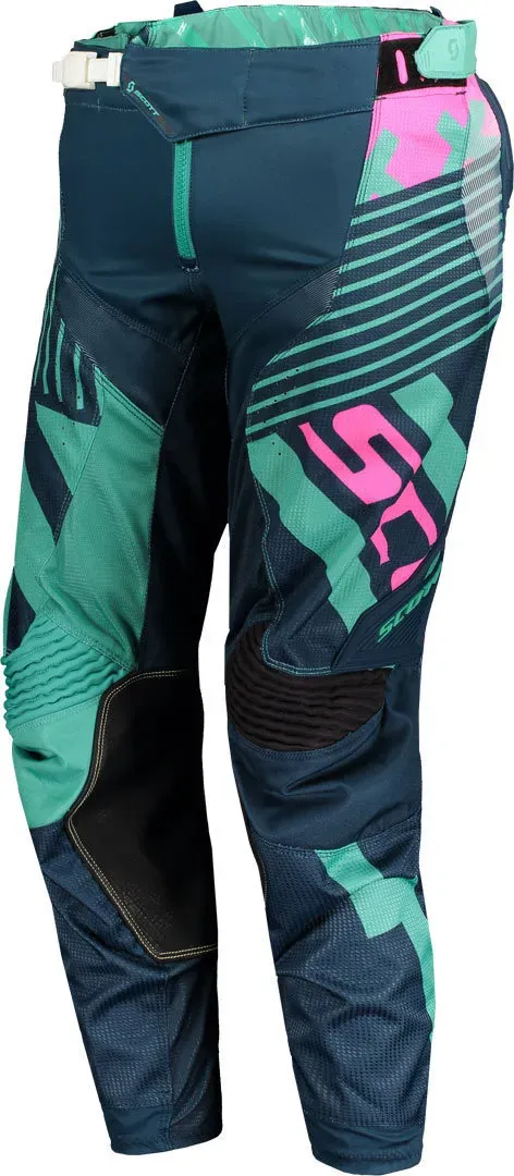 Scott 450 Patchwork Motorcross broek, blauw, 30 Voorman