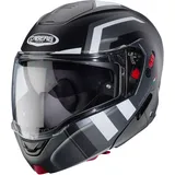 Caberg Horus X Road Klapphelm - Matt Schwarz/Grau/Weiß - M