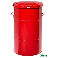 Kongamek Müllsackständer KM115RF, Abfallbehälter 115 Liter, 490x490x805mm (BxLxH), rot 7350074801571 Kongamek
