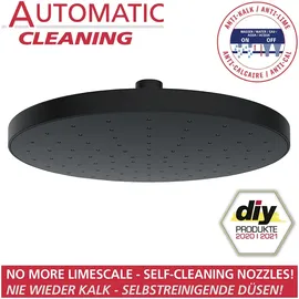 Wenko Kopfbrause ABS Kunststoff 22.5 x 22,5 cm Schwarz