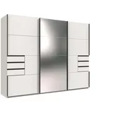 Z2 Schwebetürenschrank Saigon in Schwarz/Weiß