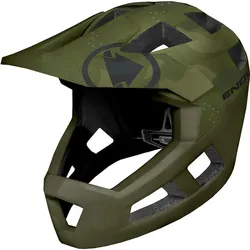 Endura Singletrack Vollvisierhelm Kinder/Jugend olivgrün (GO) ONESZ