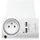 Logilink PA0166 - Steckdosenadapter mit Ladeschale, 2x USB-A, Nachtlicht