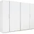 Drehtürenschrank Kronach 268 x 210 x 59 cm Weiß