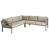 Brafab Weldon Ecklounge-Set 226x226cm Aluminium khaki