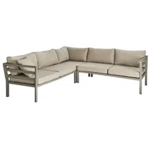 Brafab Weldon Ecklounge-Set 226x226cm Aluminium khaki