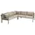 Brafab Weldon Ecklounge-Set 226x226cm Aluminium khaki