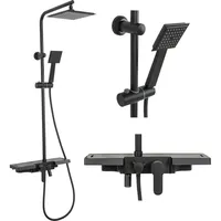 REA Duschset bravo schwarz - Rea,