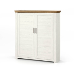 set one by Musterring Highboard York Dekor Pino-Aurelio / Eiche Artisan