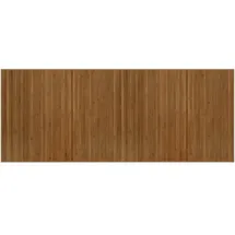 vidaXL Teppich, Bambusteppich Rechteckig, Bambusmatte rutschfest für Wohnzimmer, Läufer Küchenteppich Flurteppich, Modern, Braun 80x200cm Bambus