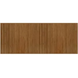 vidaXL Teppich, Bambusteppich Rechteckig, Bambusmatte rutschfest für Wohnzimmer, Läufer Küchenteppich Flurteppich, Modern, Braun 80x200cm Bambus